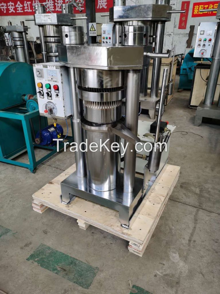 Automatic Hydraulic Oil Extracting Machine Sesame Sunflower Olive Avocado Oil Press Extractor