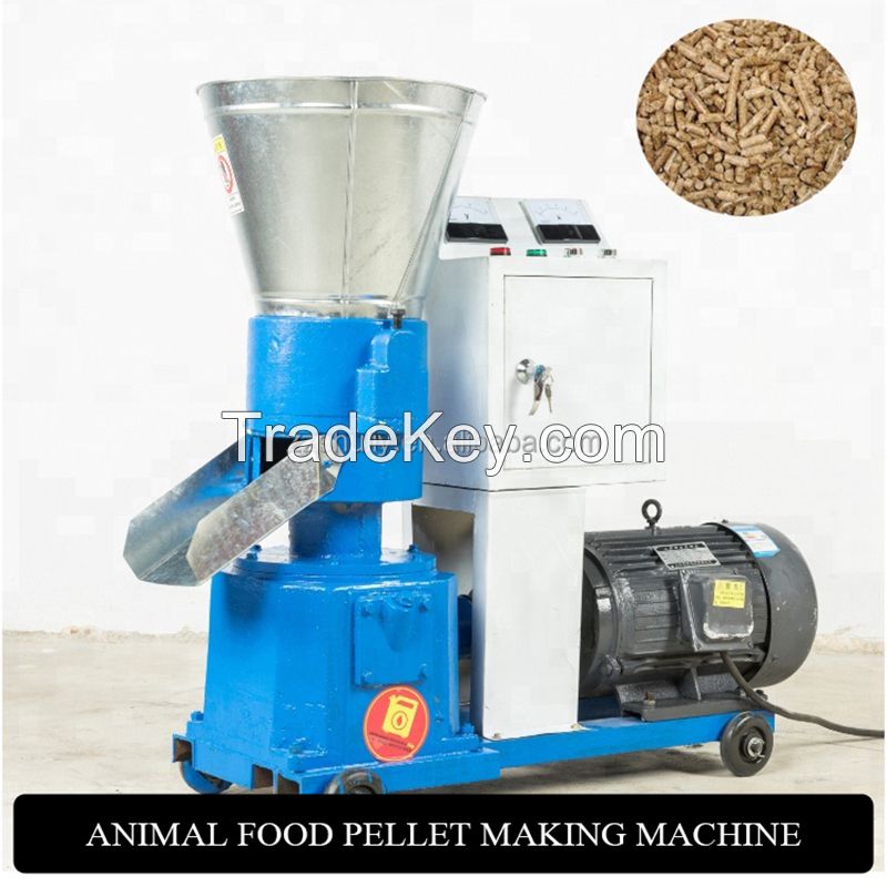 High Output diesel engine pellets animal feed wood pellet machine