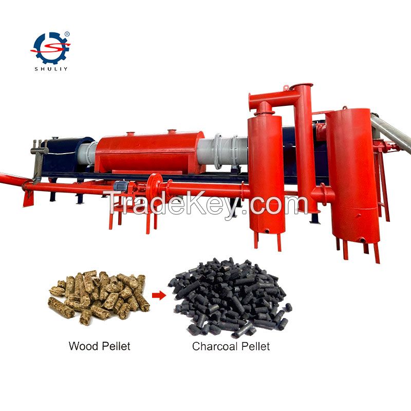 carbonization furnace to carbonize wood charcoal