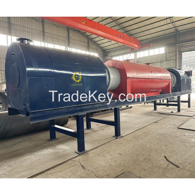 Continuous carbonization furnace carbon rotary kiln biomass carbonization furnace