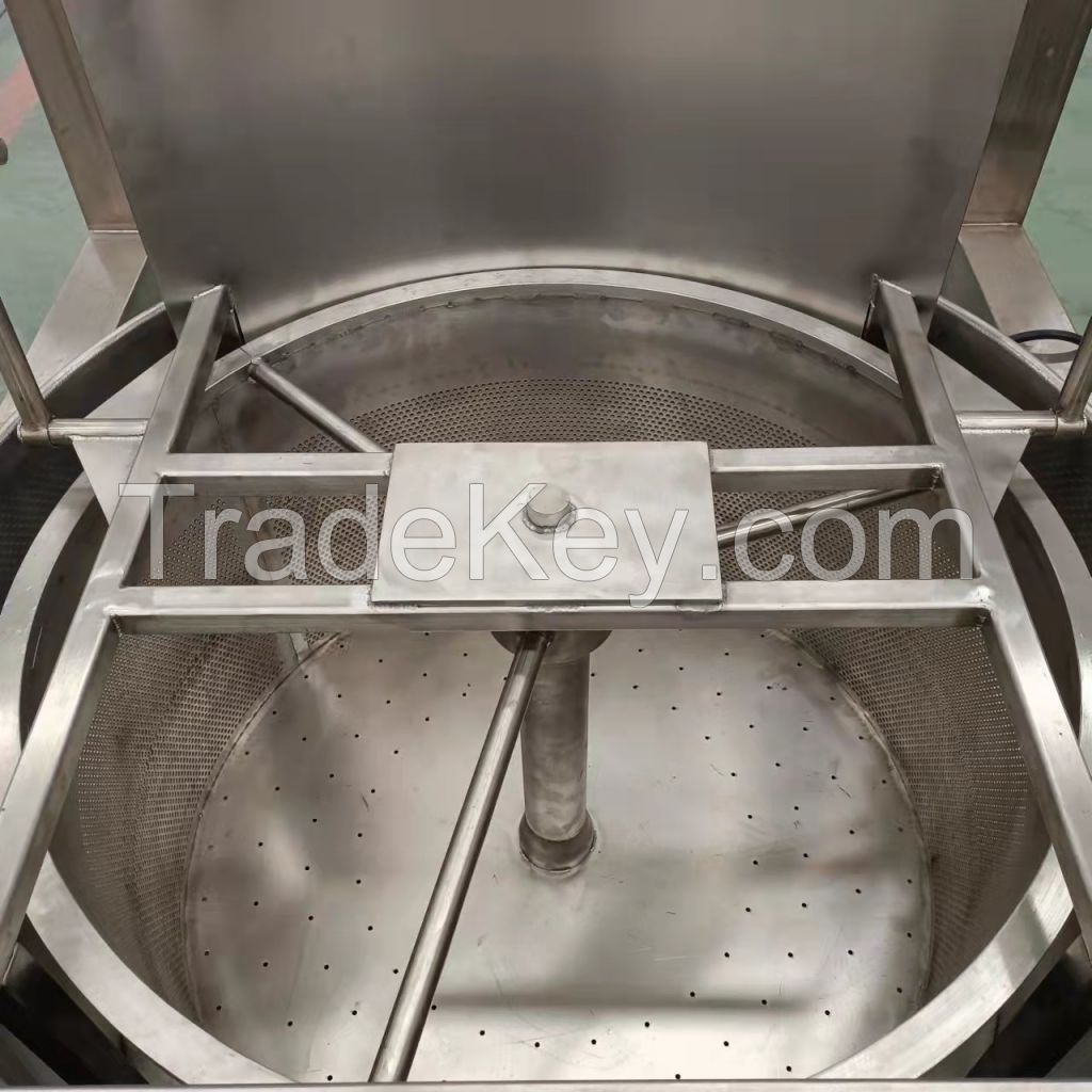 Automatic Discharge Fried Peanut Beans De-oil De-water Machine Centrifugal De-oiling Machine