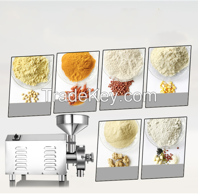 Small Spice Seed Crusher Grind Pulverizer Machine for Whole Wheat Flour