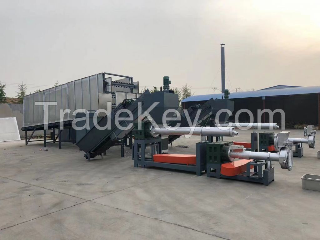 China factory directly waste plastic crushing washing plastic recycling line
