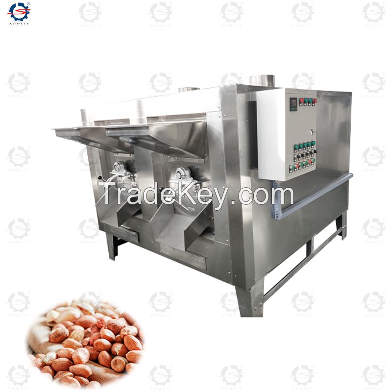 Food grade nuts roasting machine sesame peanut roasting machine with different heating way