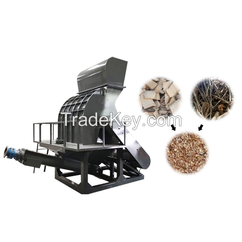 Electric wood crushing machine