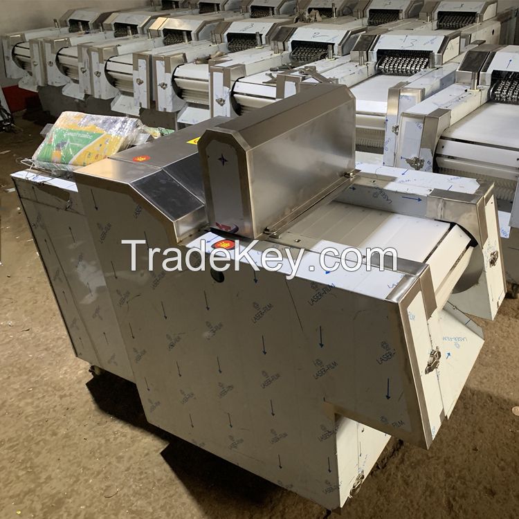 automatic meat cuber chicken cutter machine/frozen meat dicer cube cutting machine