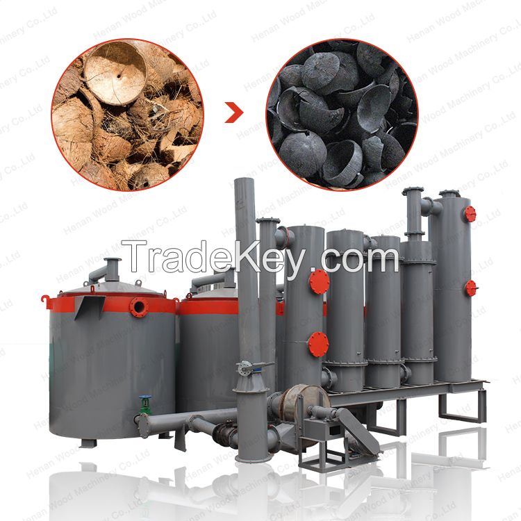 sawdust charcoal continuous carbonization furnace