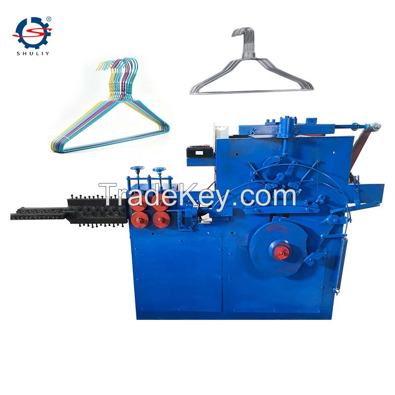 High-Speed Clothes Hanger Making Machine for PVC coated Wires and iron wires
