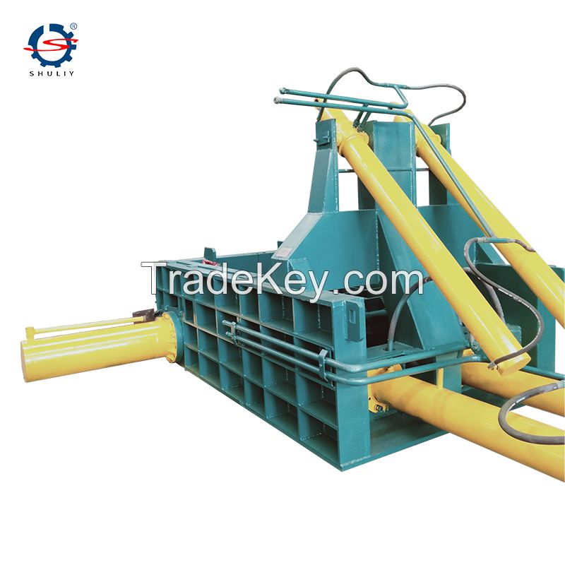 fully automatic horizontal   metal   baler   for waste recycling plant