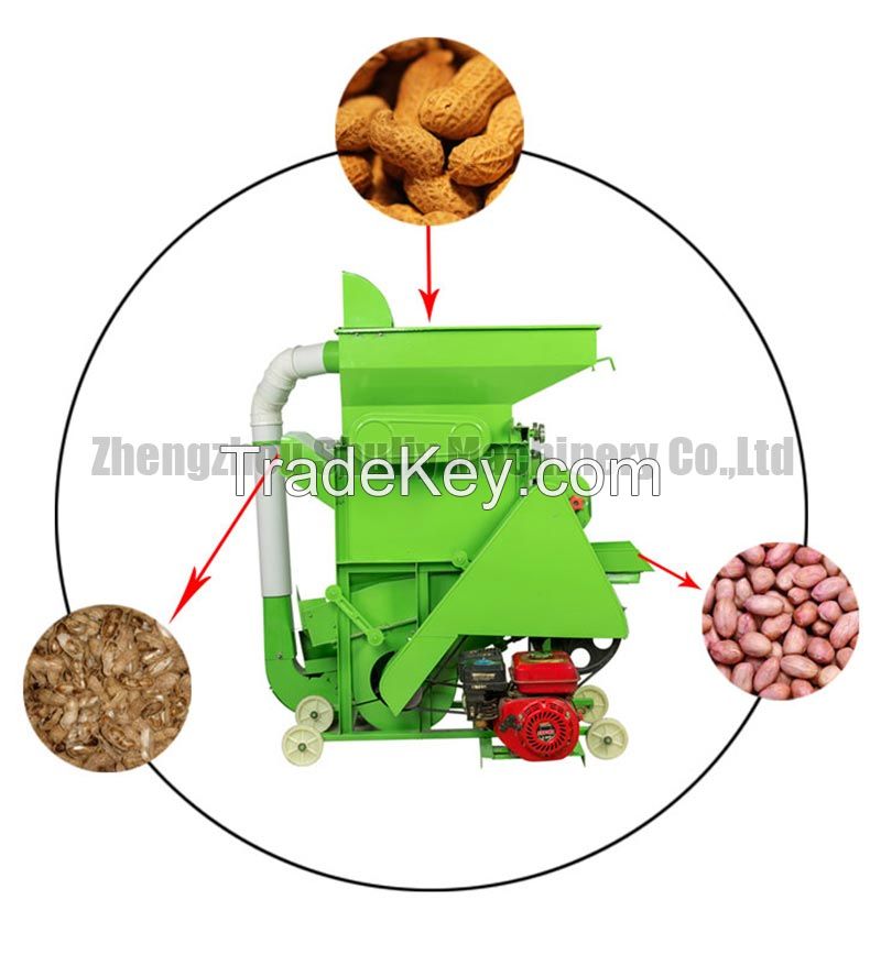 Peanut Shell Removing Machine / Groundnut Sheller Machinery / Peanut Sheller Machine