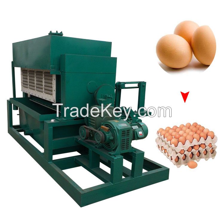 Automatic egg box machine waste paper pulp recycle line egg tray making machine