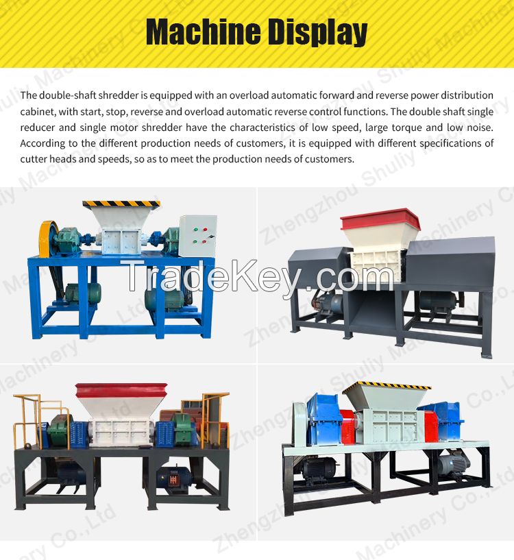 Double Single Shaft Shredding Machine