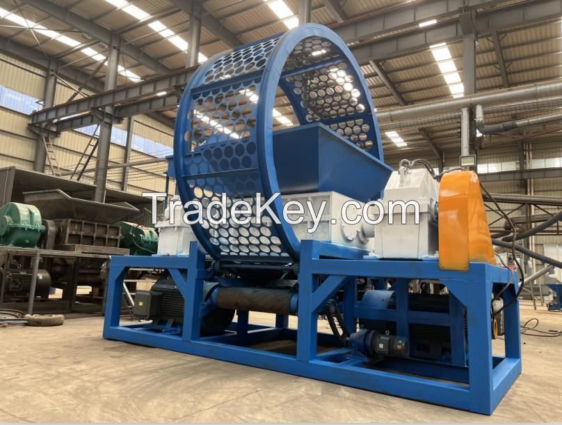 tire shredder waste tyre recycling machine prices