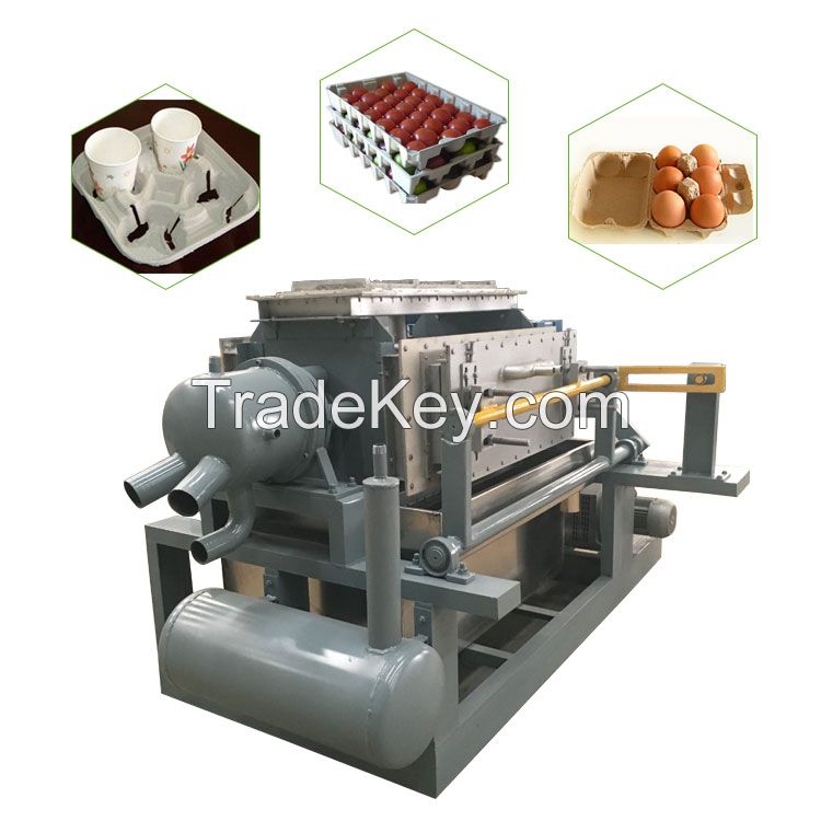 small egg traycoffee holder making machine paper pulp forming machine 