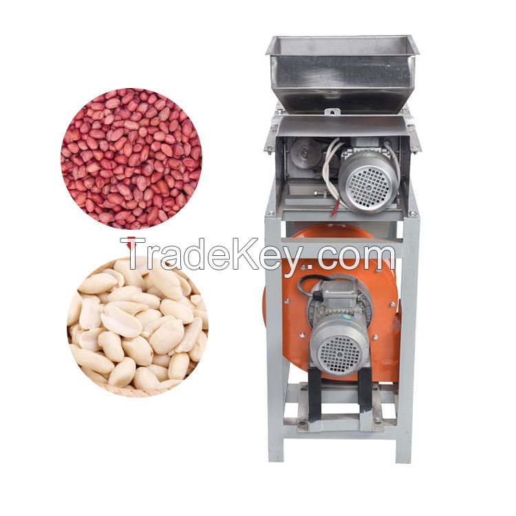 China new type groundnut sheller decorticator peanut peeling machine with cheapest price