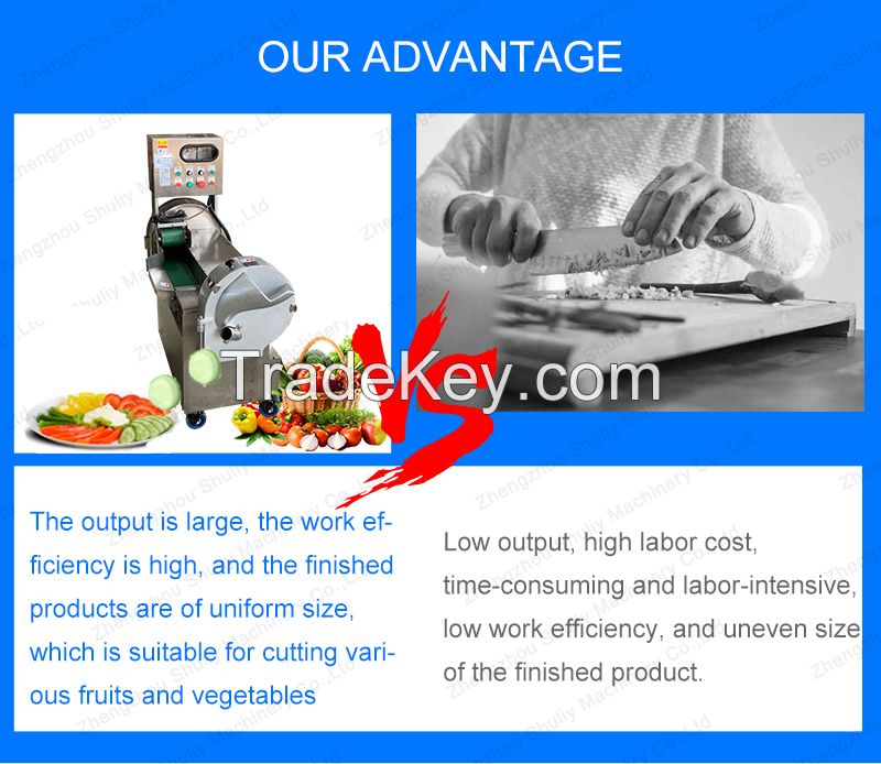 double-head multi-function vegetable fruit potato onion cabbage carrot cube slicer cutter shredders processing machine