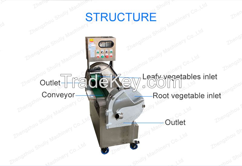 Automatic multifunctional vegetable cutting machine vegetables cutter equipment 