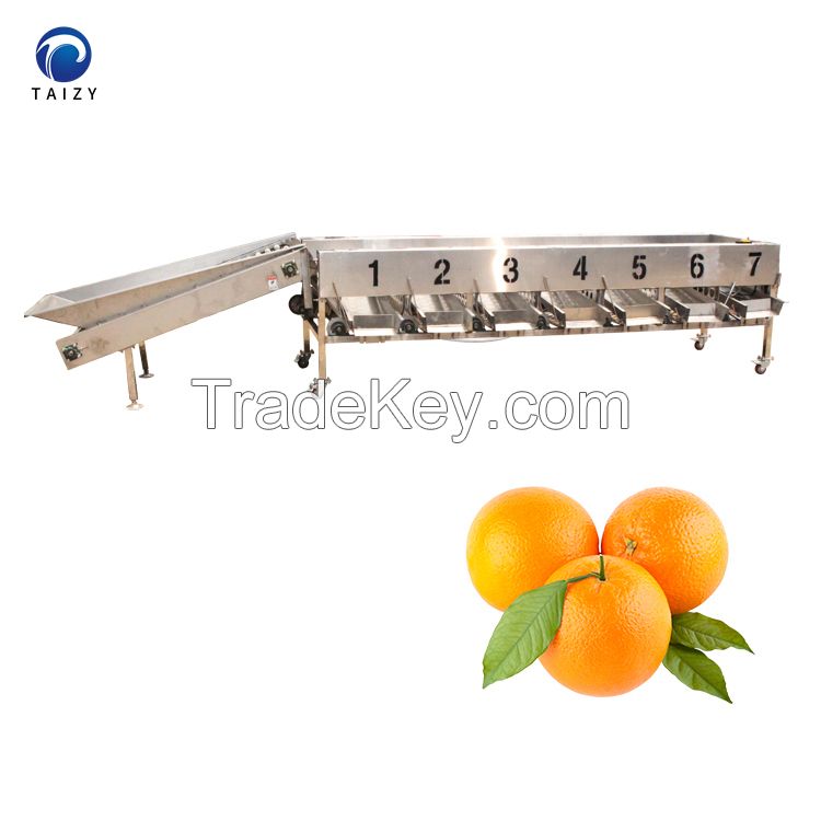 Factory Manufacturer Directly Apple Orange Peach Tomato Potato Grading Fruit Sorting Machine