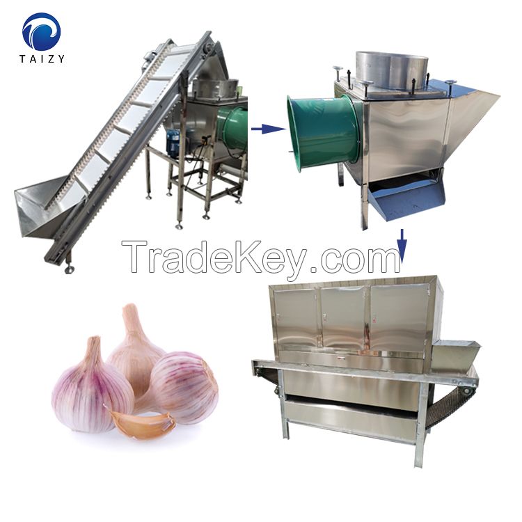 Automatic Dried Garlic Chips Processing Machines