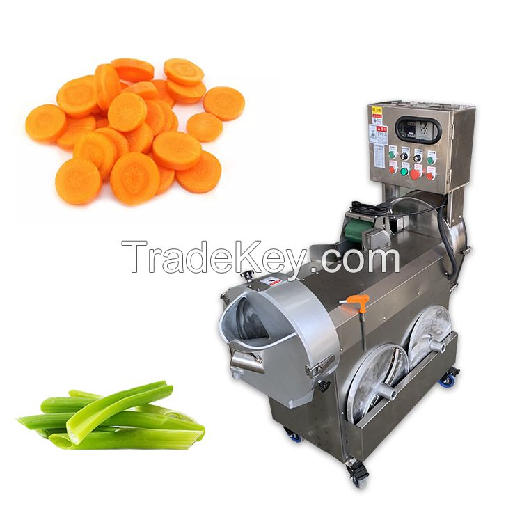 Industrial Vegetable Cutting Machine Potato Chips Cutter Onion Strips Cutter Machine