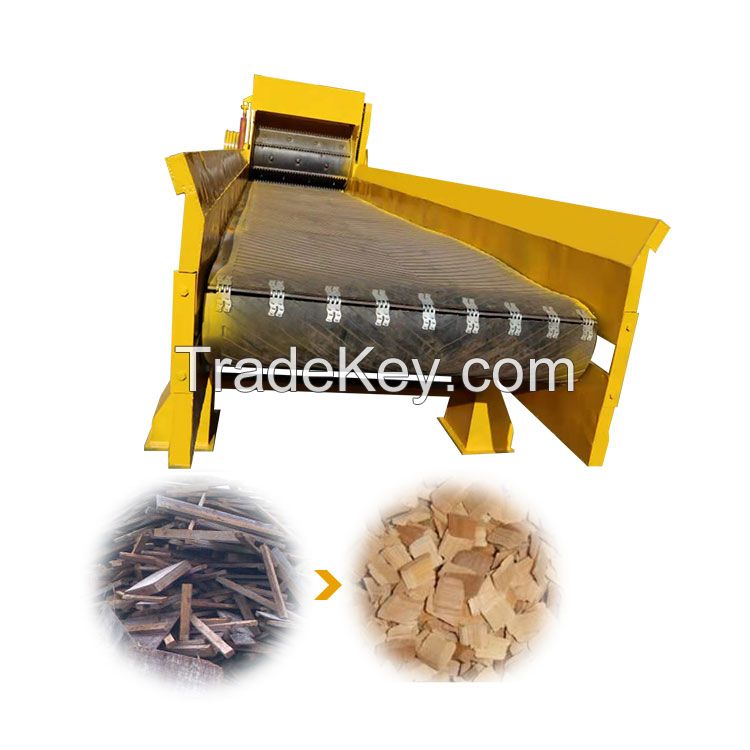 Waste Wood Building Template Crusher Nail Removing Wooden Pallet Crusher