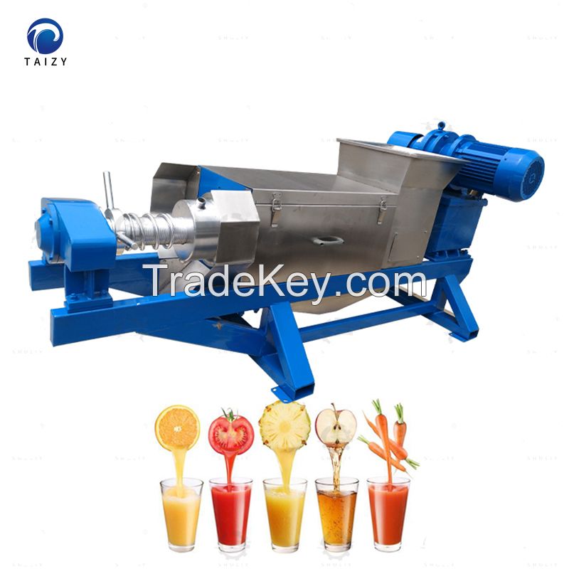  double screw apple pear carrot grapes juice extraction machine