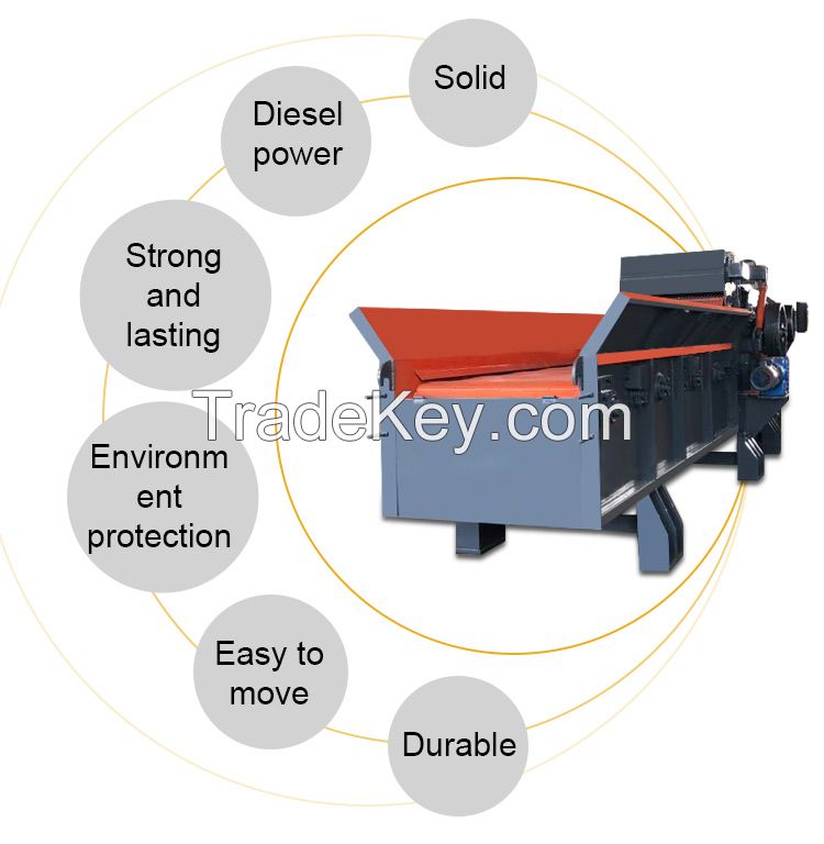 timber log wood shredder branch crusher machine