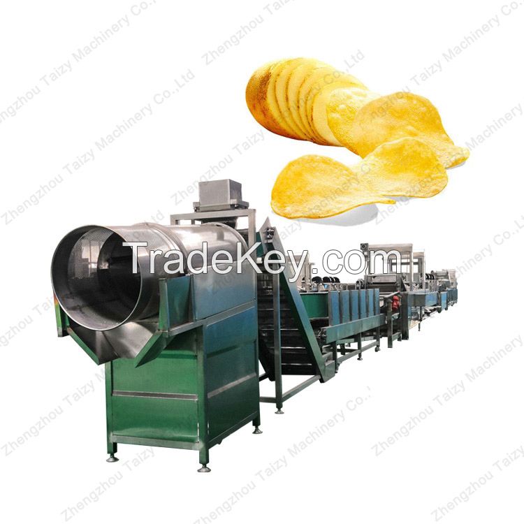 China Full Automatic New Design Frozen French Fries Production Line Making Machinery For Frozen Potato Fries