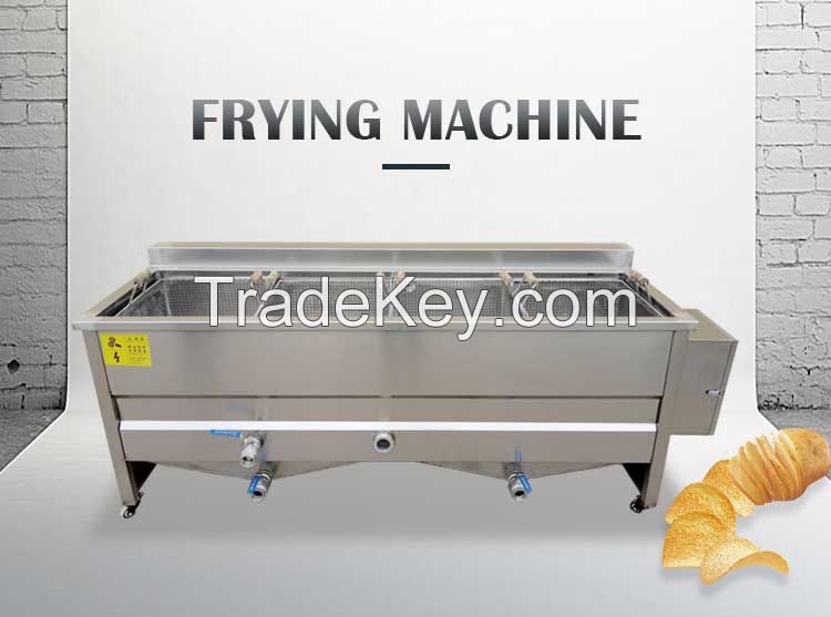 Food Machinery Deep Fryer Frame French Fries Frying Machine For Industry