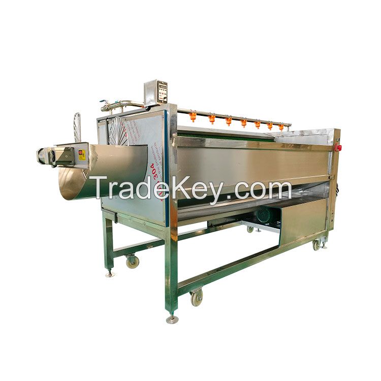 automatic discharging frying machine for industrial