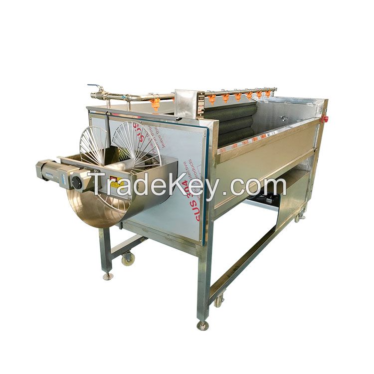 automatic discharging frying machine for industrial