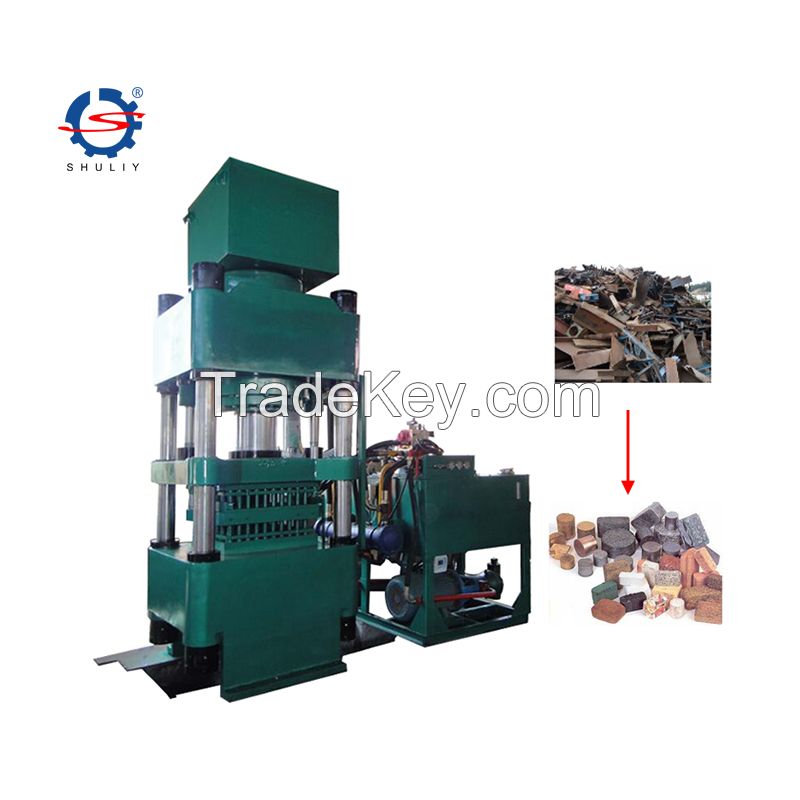 Metal Chip Shavings Powder Hydraulic  Briquetting Press Machine