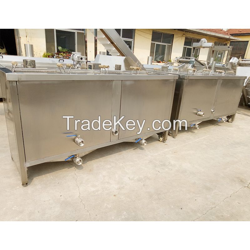  Food Machinery frying for fish chips sausage samosa frying For Industry 
