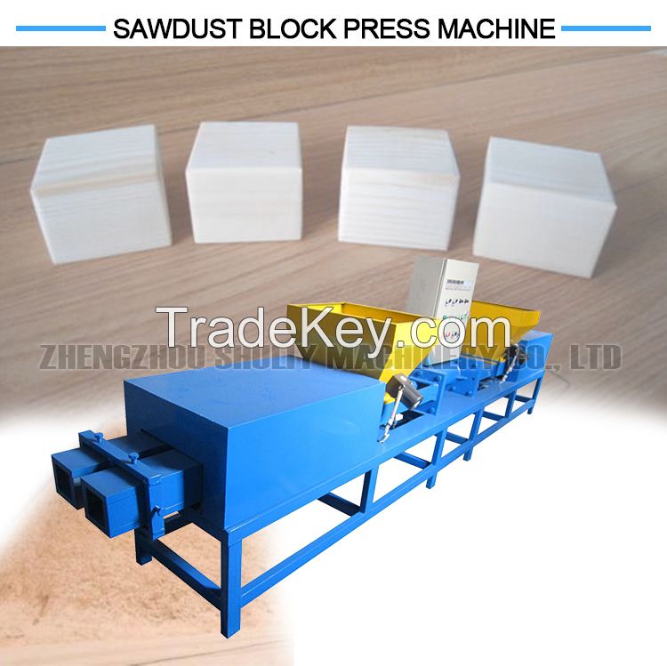 sawdust block hot press machine