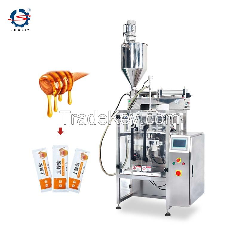 automatic  peanuts  walnuts oil butter packing seasame oil honey  tomato paste filling packing machine