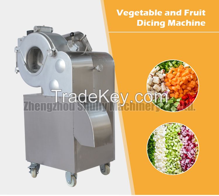 Vegetable And Fruit Cube Cutting Machines Green Onion Potato Dicing Cutter Machine