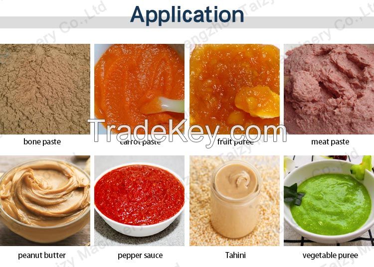 automatic peanut butter cocoa butter tomato paste wasabi  grinding machine on vending