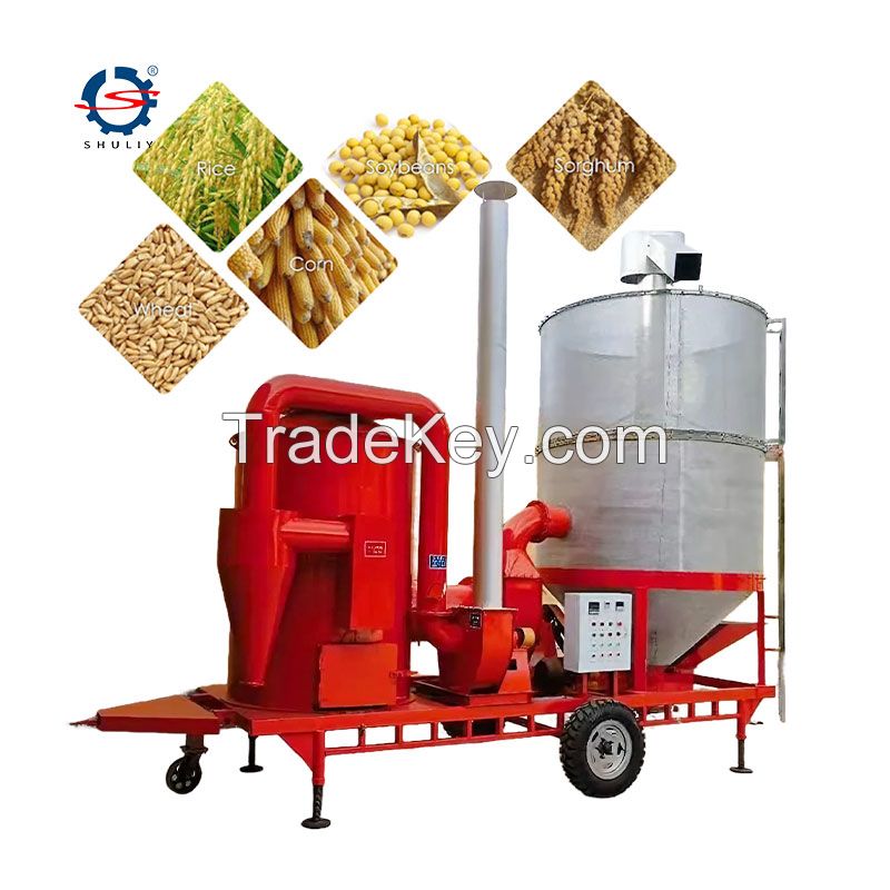 Rice Paddy Dryer Small Mobile Raw Paddy Dryer Parboiled Rice Drying Machine
