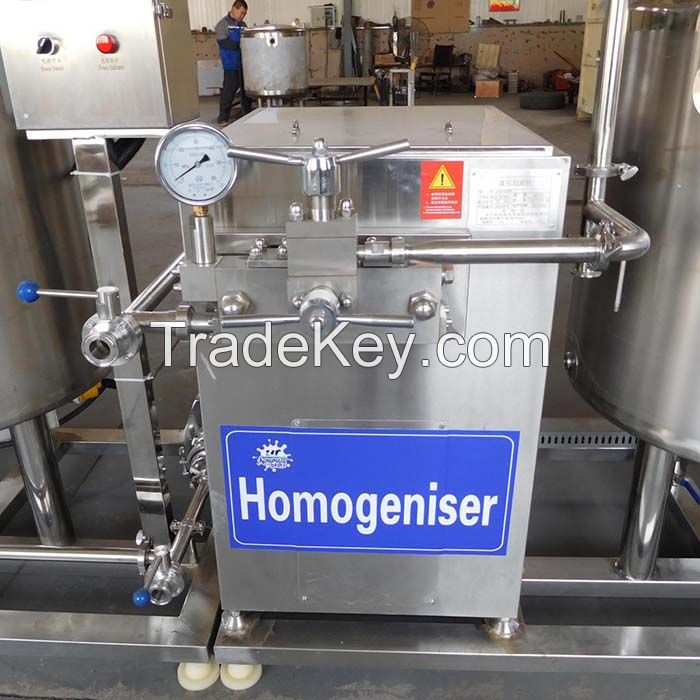 Hot Sale 1000-3000l Milk Juice Homogenizer High Pressure Homogenizer Machine For Sale