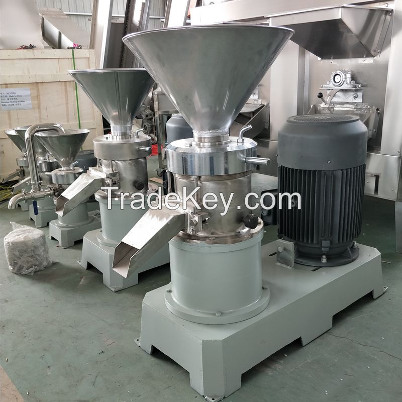 Hot selling peanut butter sesame paste making machine cocoa nuts butter colloid mill