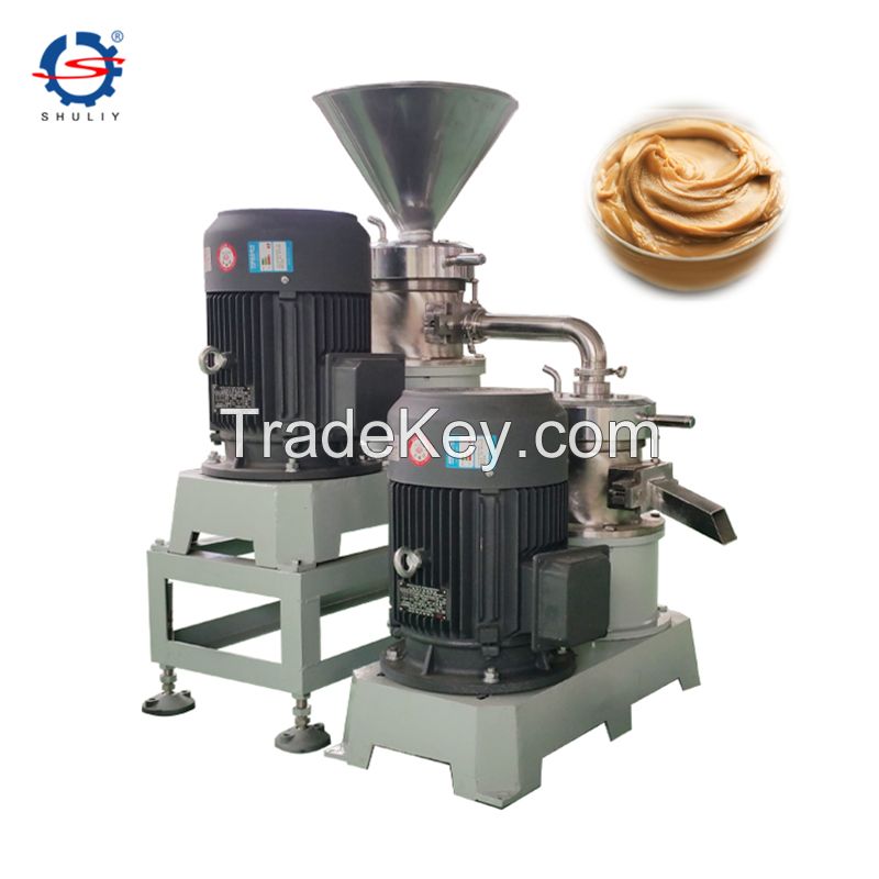 Stainless steel peanut butter machine nuts milk tahini colloid mill price