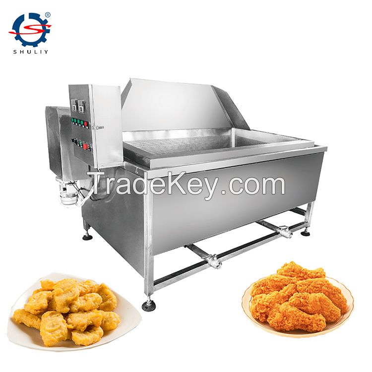 Automatic Deep Frier Chicken Chips Frying Machine Industrial Frying Equipment Stainless Steel