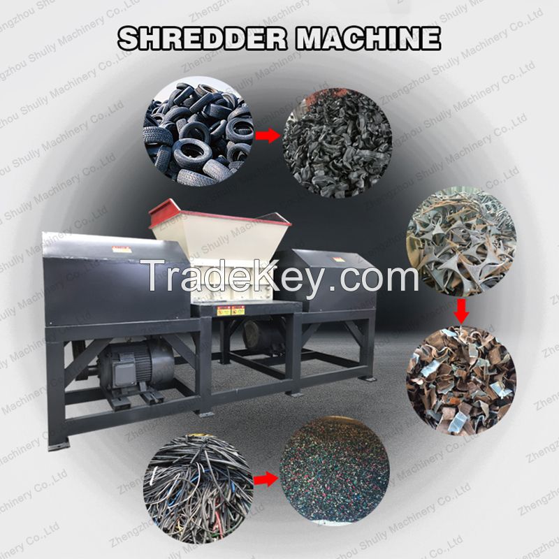crumb rubber grinding tire shredder waste tyre recycling machine