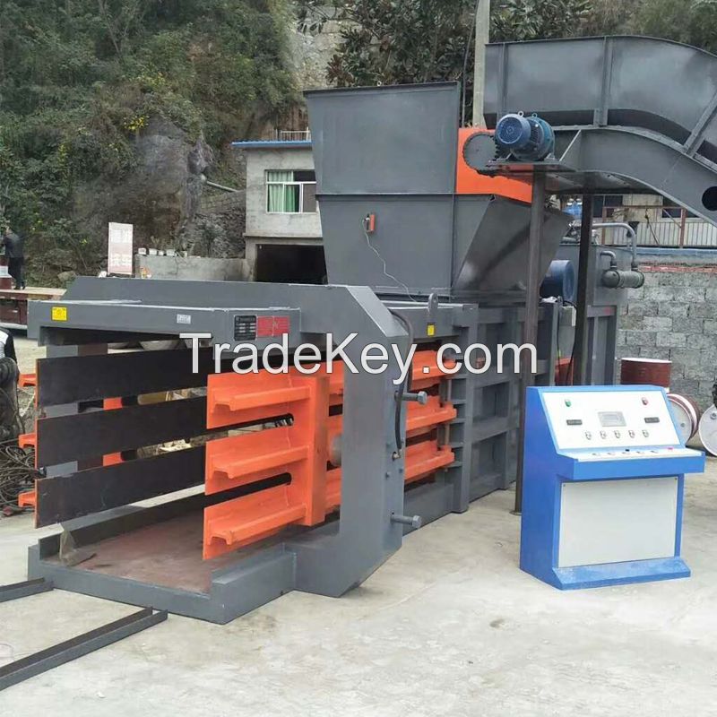 Automatic 120 Tons horizontal baler machine for waste paper