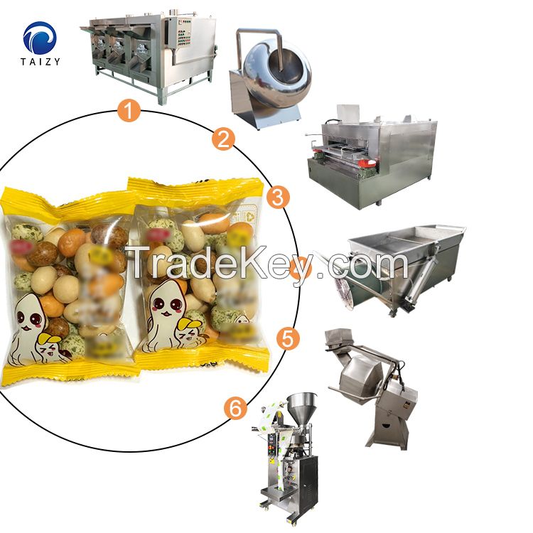 Factory price peanut burger coating machine coated peanut production line for sale