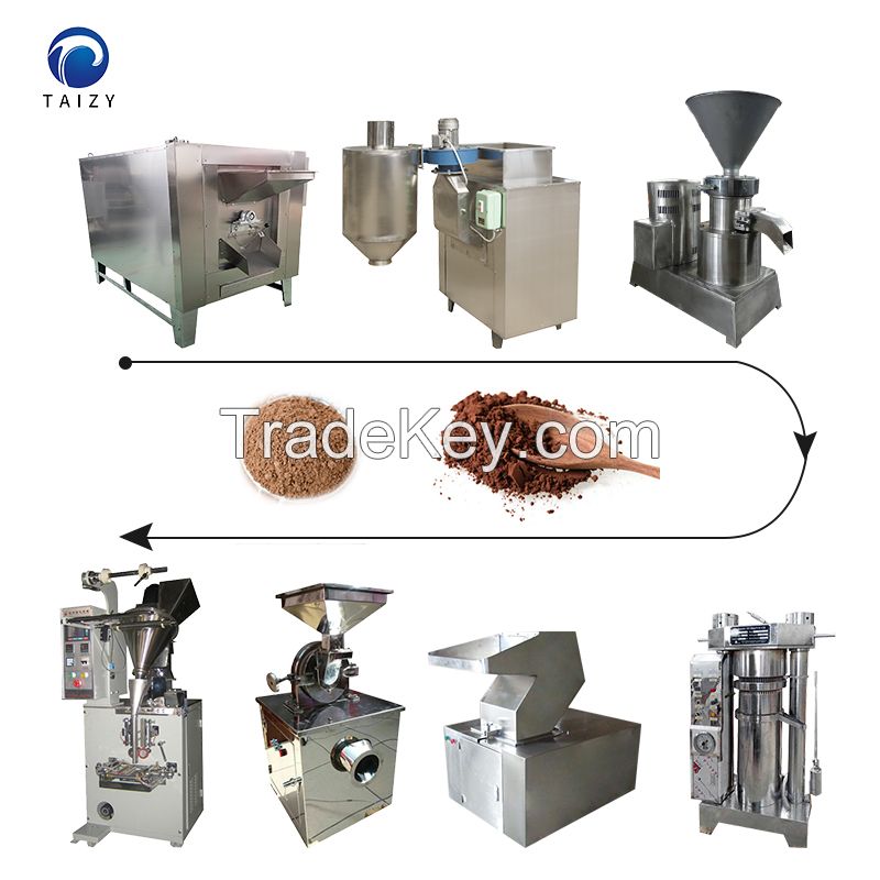 Automatic Grinding Cocoa Powder Making Machine Cocoa Bean Grinder