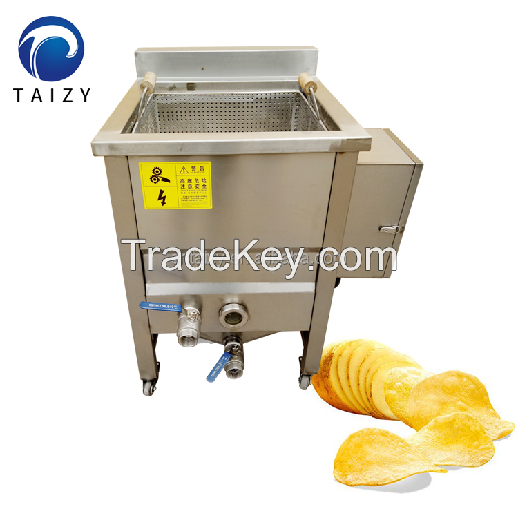 Industrial Chicken Deep Frier High Quality Peanut Chips Frying Machine Stainless Steel