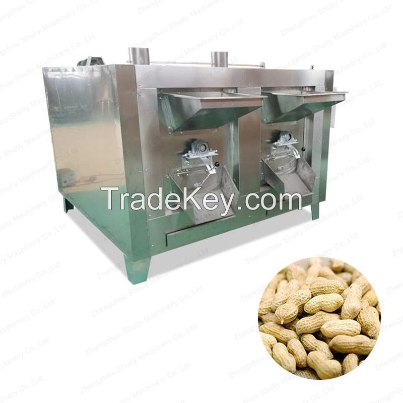 electric Drum Peanut Cashew Cocoa Bean walnuts Roasting machine