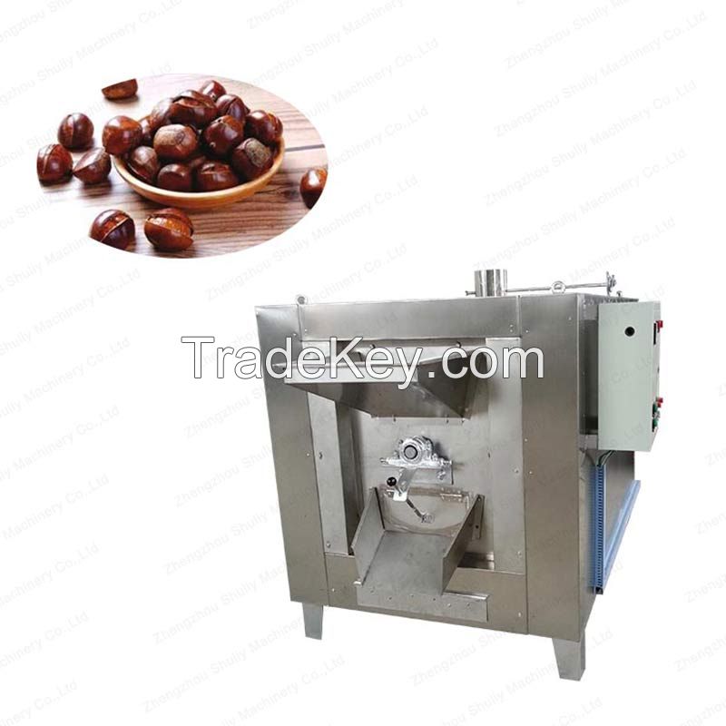 electric Drum Peanut Cashew Cocoa Bean walnuts Roasting machine