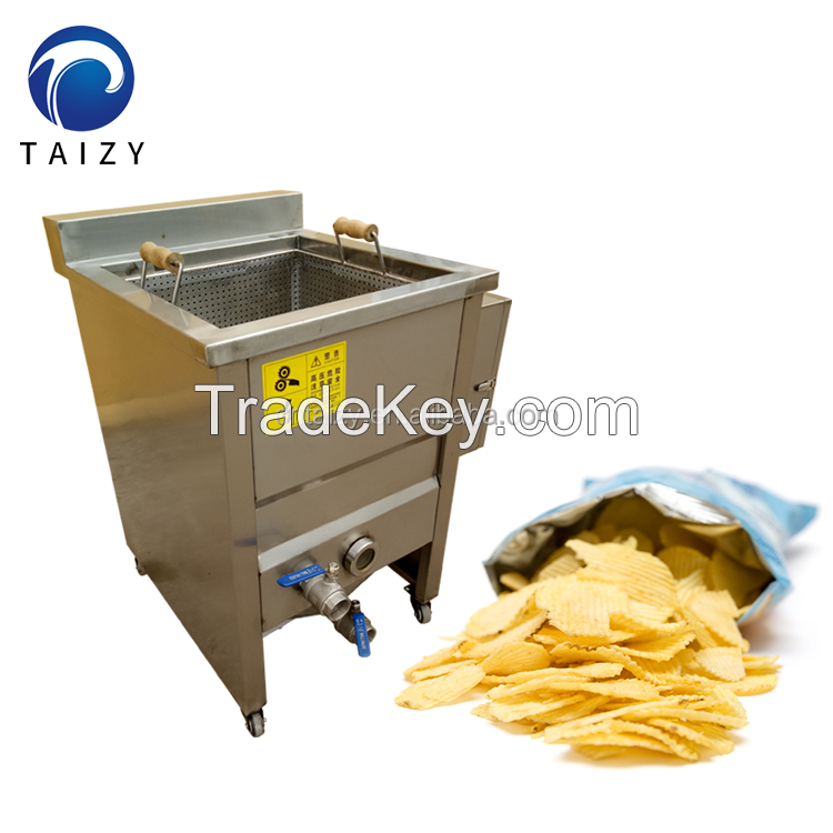 Industrial Chicken Deep Frier High Quality Peanut Chips Frying Machine Stainless Steel